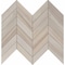 Msi Havenwood Dove Chevron SAMPLE Glazed Porcelain Mesh-Mounted Mosaic Tile ZOR-PT-0314-SAM - alternate 1